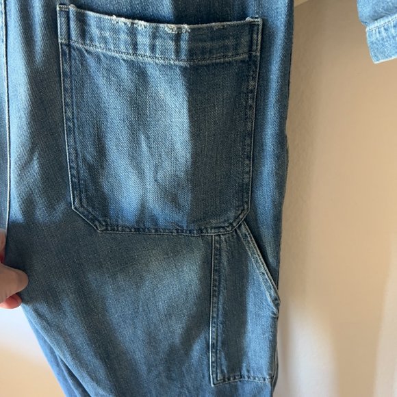 AMO Denim Tie Waist Jumpsuit Romper Size Small, Worn twice - Picture 7 of 9